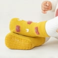 thumbnail image 2 of Toddler Baby Boys Girls Cartoon Non Crew Socks With Grip Botttom Cotton Thick Winter Warm Slipper Socks 0 Months-12 Months, 2 of 7