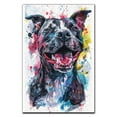 thumbnail image 3 of American Staffordshire Terrier Canvas Wall Art, Modern Cute Colorful American Staffordshire Terrier Canvas Dog Art Pictures Wall Decor for Kids Bedroom Decoration Unframed 8x12 inches, 3 of 5