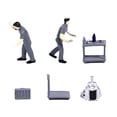 thumbnail image 6 of Small Scale Construction Worker Figure Excellent For Scene Building, 6 of 13