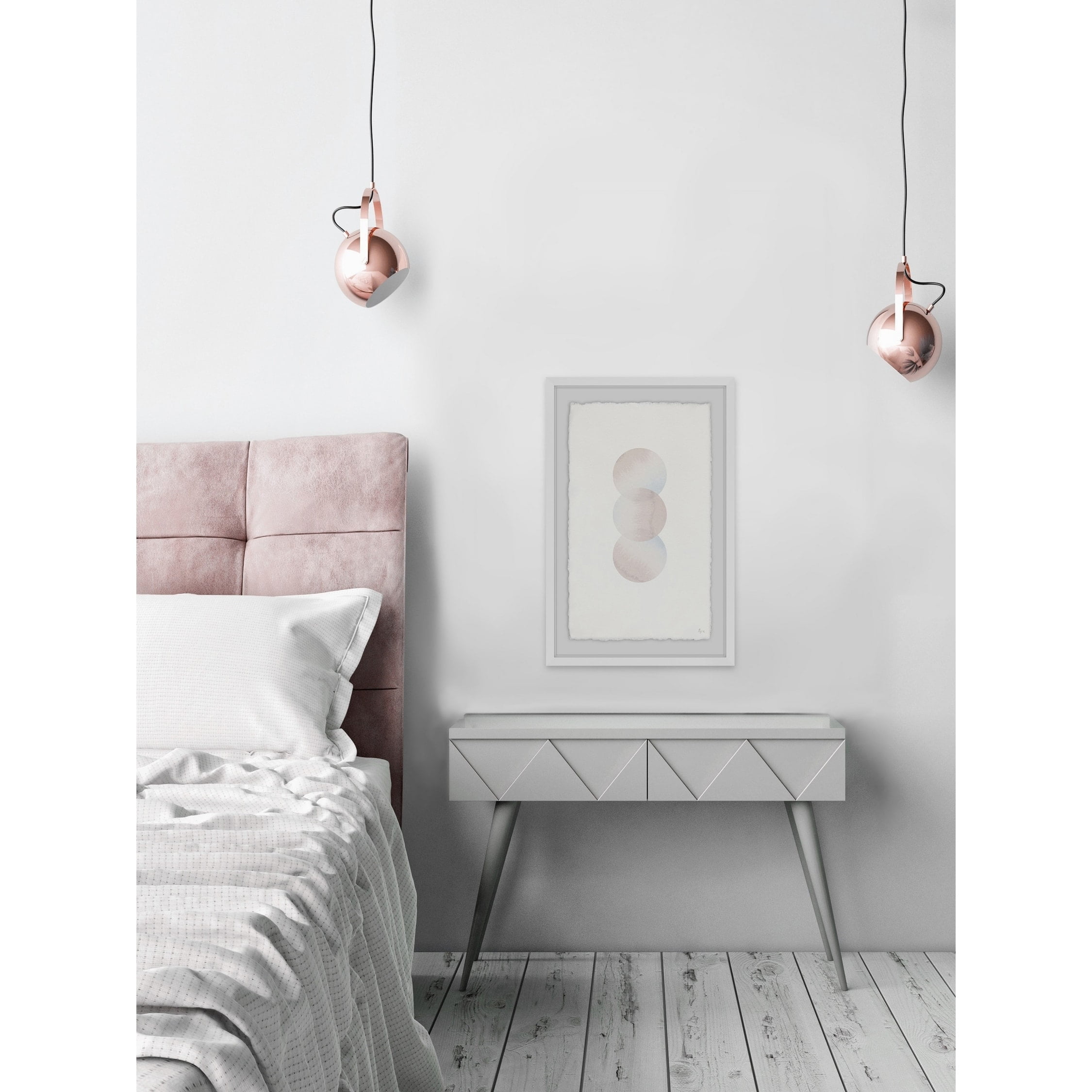 Luna Menguante Framed Painting Print