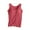 Hot Pink, variant on Jalioing Women's Tank Tops Solid Color Crew Neck Sleeveless Tank Shirts with Padded Comfy Sleep Tops