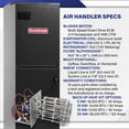 thumbnail image 5 of Goodman 15.2 SEER2 Central Split Unit Heat Pump AC/Heating System with 30' Install and 5K Backup Heat Kit | 4-Ton 48000 BTU, TXV Device, Single Stage HVAC System | R32 Refrigerant, 5 of 9