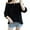 1-Black, variant on Women's off the Shoulder Tops Casual Loose 3/4 Sleeve Drawstring V-Neck Pure Color T Shirts Puff Sleeved Lightweight Breathable Summer Plus Size Country Concert Blouses 1-Red S