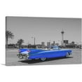 thumbnail image 1 of ARTCANVAS Blue Vintage American Car Canvas Art Print - Size: 40" x 26" (1.50" Deep), 1 of 9