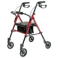 thumbnail image 2 of Lumex Set N' Go Adjustable Rollator-Silver Seat Height Adjusts From 18"-22", 14 Pound, 2 of 4
