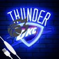 thumbnail image 1 of Letrero de neón de baloncesto YUNYEENEEN, 35 x 25 cm, azul, alimentado por USB, 1 of 6