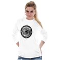 thumbnail image 4 of Wave Compass Ocean Sea Spiritual Plus Size Long Sleeve Graphic Tee Shirt Brisco Brands 3X, 4 of 5