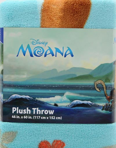 DWSM Disney Fleece Blanket Vaiana Moana Blanket Super Soft Fannel Blanket,100% Microfiber,3D Digital printing,Multicolored A 01,130 * 150CM