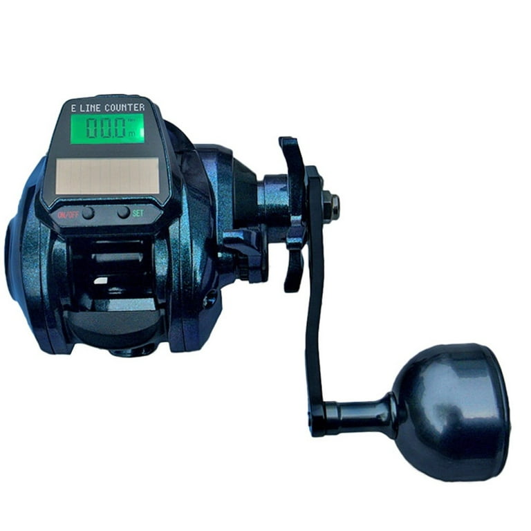 7.2:1 Digital Fishing Baitcasting Reel Large Backlighting Display