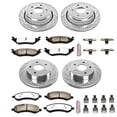 thumbnail image 3 of PowerStop Front and Rear Z36 Truck & Tow Carbon-Fiber Ceramic Brake Pad and Drilled and Slotted Rotor Kit Fits: CHRYSLER DODGE Select Models K2164-36, 3 of 9