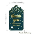 thumbnail image 5 of Inkdotpot Gold Foil Paper Hang Tags ThankYou From The New Wedding Favor Tags 100 Pack, 5 of 6