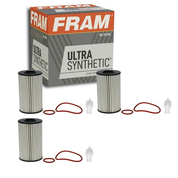 3 pc FRAM XG10295 Ultra Engine Oil Filters for Oil Change Lubricant Filters