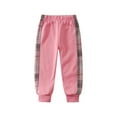 thumbnail image 7 of Fdqin Girls' Clothing sets 2Pcs Flannel Plaid Shirt and Pants Set Hoodie Sweatsuit for Fall Winter Spring Kids Outfit Pink 9-10 Years, 7 of 7