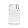 thumbnail image 1 of Mainstays Kitchen Food Storage 67-Ounce Clear Glass Lock Lid Jar, 1 of 5