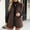 #233-Coffee, variant on Ounisa Womens Winter Vest Waistcoat Faux Fur Overcoat Jackets Thickened Warm Solid Color Stand Collar Sleeveless Outerwear Top