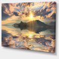 thumbnail image 2 of Hill Overlooking the Seaside Town - Landscape Canvas Art Print, 2 of 3