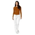 thumbnail image 4 of Adar Tee-Shirt Confort à Manches Longues pour Femmes, Coupe Classique, Caramel, L, 4 of 7