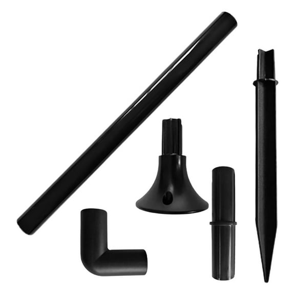 Milisten  Ground Stake Replacement Stakes for Outdoor Solar Lights Pathway Spike Black