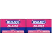 Benadryl Allergy Ultratab Tablets 100 ea (Pack of 2)