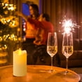 thumbnail image 4 of Electronic Candle Lights Wave Shape Glossy Simulation Candle Wedding Birthday Ambience Decorations, 4 of 8