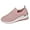 Pink, variant on Women's Fashion Shoes – Lightweight Wedge Sneakers, Mesh surface Walking Shoes for Casual Wear
