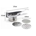 thumbnail image 2 of In 1 Stainless Steel Mash Potato Ricer Masher Fruit Press Professional Kitchen Appliances, 2 of 5
