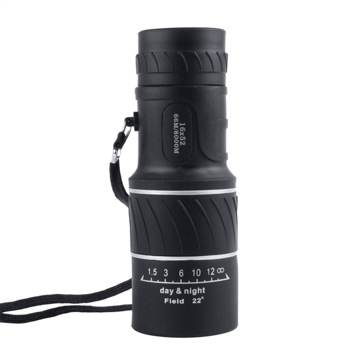 2PCS 2000X25 HD Zoom Portable Binoculars and Single-Tube Telescope 16X52 Long Range BAK4 Telescope Folding for Camping