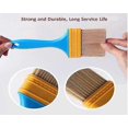 thumbnail image 2 of Paint Brushes, 4 Pieces Flat Brush, Flat Paint Brush, For Door, Closet, Decks, Fences (4 Sizes), 2 of 4