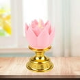 thumbnail image 4 of Lotus Lamp Battery Operated Exquisite Buddhist Supplies Pink, 4 of 7