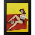 thumbnail image 2 of Driben, Peter 19x24 Black Modern Framed Museum Art Print Titled - Mid-Century Pin-Ups - Joker Magazine - Fishin n funny, 2 of 5