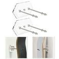 thumbnail image 4 of 2 Pcs Support Mural pour Planche à Roulettes, Présentoir pour Plateaux, Support Suspendu pour la Maison et la Chambre, Rangement pour Sports de Plein Air et Patinage, Blanc, 4 of 10