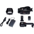 thumbnail image 4 of Videocámara compacta Full HD Canon XA15 con SDI, HDMI y paquete Filmmaker de salida compuesta. Con batería adicional, estuche, luz LED, monitor externo, micrófono, auriculares, trípode y más Canon 2217C002, 4 of 5