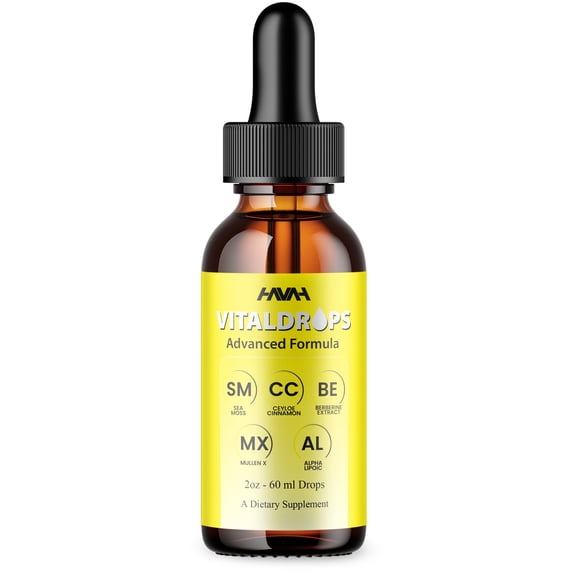 Vitaldrops Advanced Formula, Vital Drops Liquid Supplement (2oz)