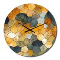 thumbnail image 2 of Designart "Chromatic Hexa Mirage II" Abstract Shapes Oversized Wall Clock, 2 of 6