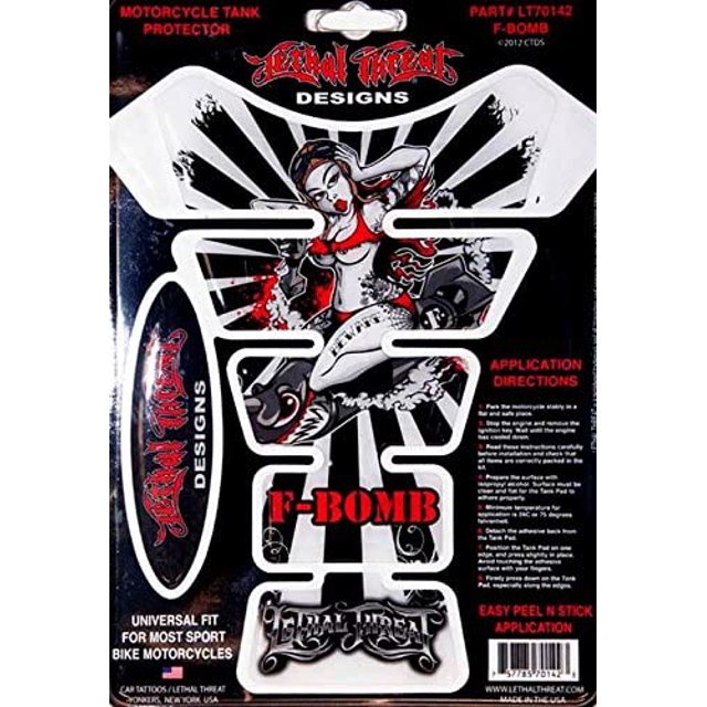 Yana Shiki USA YSLT70142 Coussin de Réservoir F-Bomb Tankpad, 1 Pack