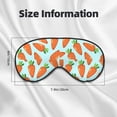 thumbnail image 5 of Xecao Cartoon Carrot for Soft Fluffy Sleeping Blindfold, Nap eye cover tailored for the utmost comfort for girls, women, kids, and adults., 5 of 7
