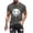 Dark Gray, variant on Mens Novelty T Shirts Big and Tall Funny Face Printed Short Sleeve Tees Slim Fit Stretchy Crewneck Casual T-Shirts Breathable Lightweight Athletic Tops Pink S
