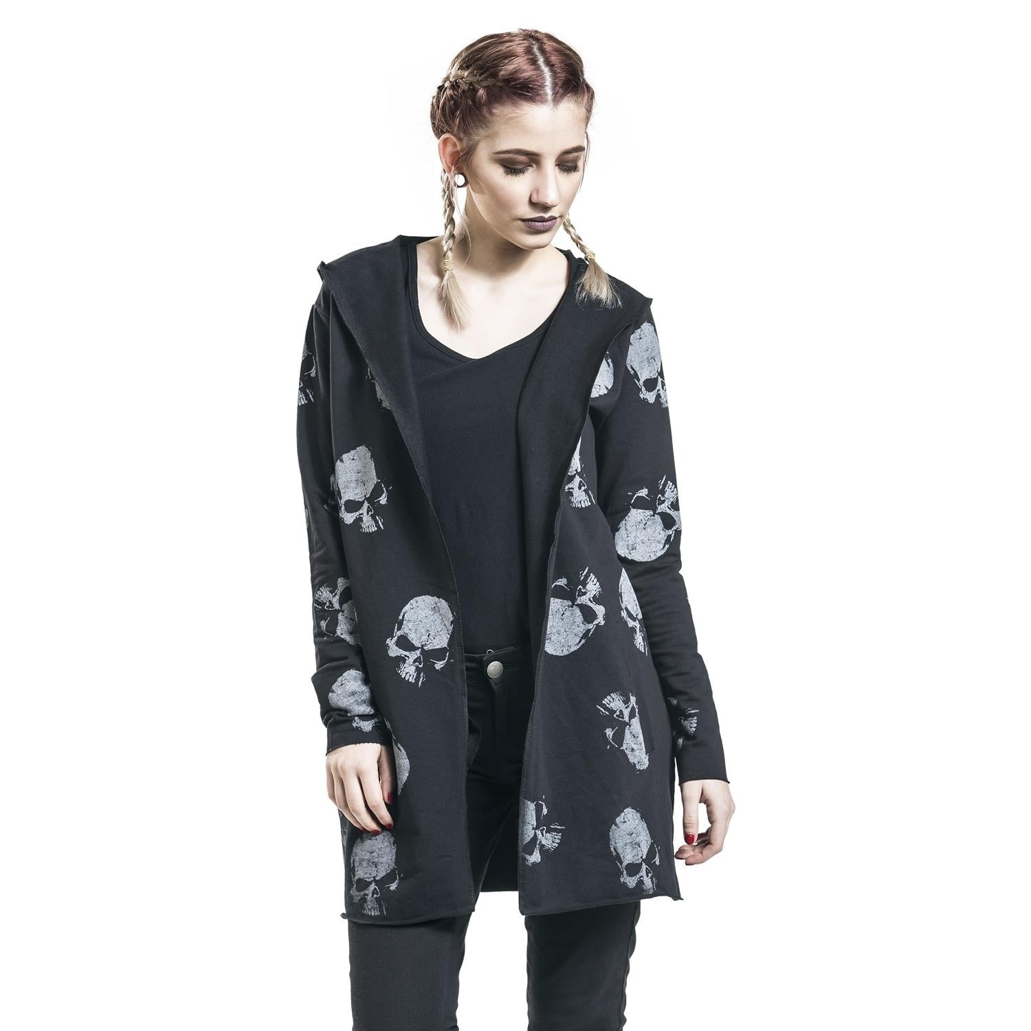 walmart skull cardigan