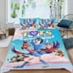 thumbnail image 2 of TOTS Conjunto de sábanas temático, trío de piezas, cómodo y amigable con la piel, diseño único, regalo de decoración para el hogar para familiares, amigos y fans,140cm *210cm, 2 of 6