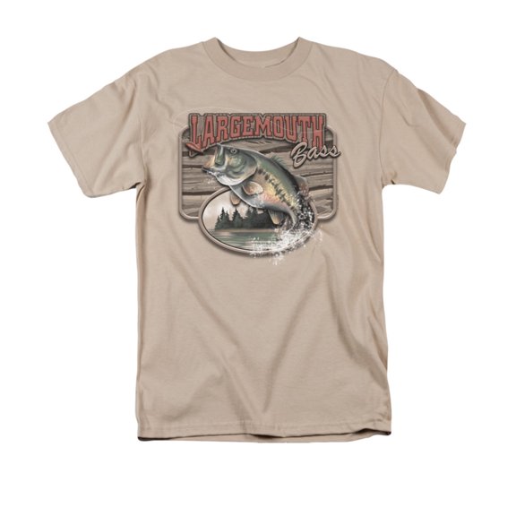 Wildlife Large Mouth Bass Officially Licensed Adult T Shirt