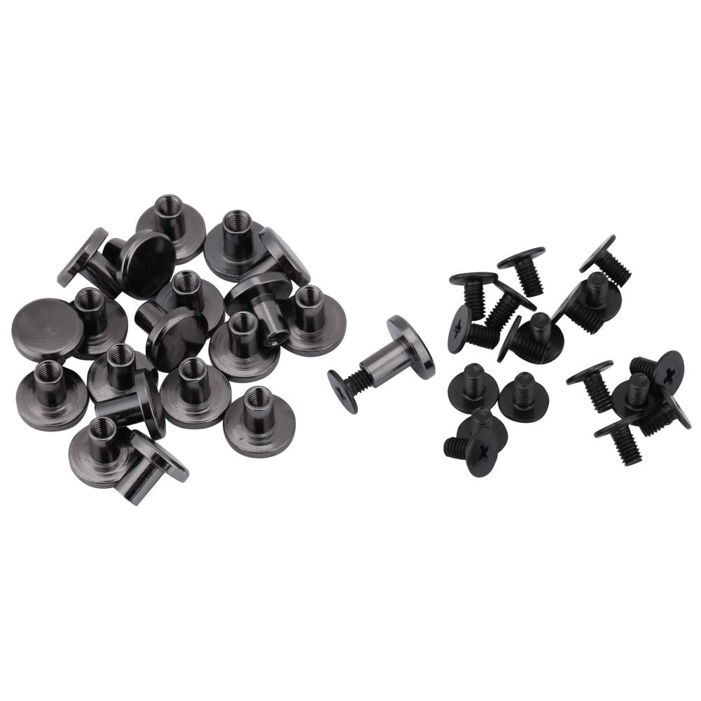 Stem Length: 15mm Ochoos 20pcs M5 carbon steel nickel plating I-shaped rivets flat head phillips screw mother cleat rivet 6-18mm length Stem Length: 15mm Ochoos 20pcs M5 carbon steel nickel plating I-shaped rivets flat head phillips screw mother cleat rivet 6-18mm length