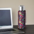 thumbnail image 5 of 20 Oz Pioneer Flower Coffee Tumbler Double Wall Insulated Stainless Steel Water Bottle | Metal Reusable Thermoses Flask with Cup Cap | Leak & Sweat Proof with Anti-Dust Lid, 5 of 7