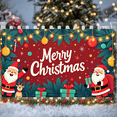 thumbnail image 6 of Red Background Merry Christmas Banner Snowflake Pattern Xmas Display Christmas Ornaments Gift Boxes Christmas Backdrop for Christmas Party Holiday Decoration Indoor Celebration, 6 of 9