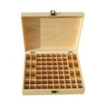 thumbnail image 2 of Caja de almacenamiento de aceite de 68 compartimentos, soporte de exhibición de cosméticos, Estuche de transporte con tapa multifuncional para Yinane Caja de almacenamiento de esmalte de uñas, 2 of 8