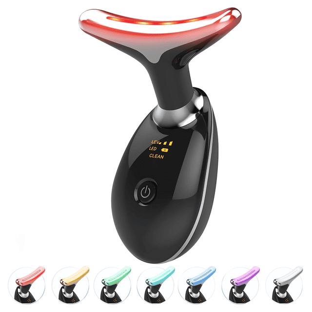 Red Light Therapy for Face, Facial Massager for Face and Neck, 7-in-1 Led Facial Sculptor