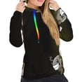 thumbnail image 5 of Lsque The Binding of Isaac Pattern Casual Women's Hoodie,Hooded Sweatshirt with Kangaroo Pocket,Pullover Hoodie with Eye-catching Drawstrings-Large, 5 of 8