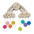 thumbnail image 2 of Niño ocupado tablero parte ocupado tablero accesorios actividad juguete para en edad preescolar Nubes y Cremallera Zulema Tablero ocupado Montessori, 2 of 8