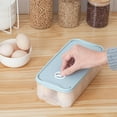 thumbnail image 3 of Egg Container With Lid, Egg Holder for Fridge Clear Eggs Trays Stackable Egg Storage Container Plastic Organizer Bins for 10 Eggs, 3 of 11