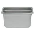 thumbnail image 5 of HUBERT Steam Table Pan 1/4 Size 24 Gauge Stainless Steel - 6"D, 5 of 5