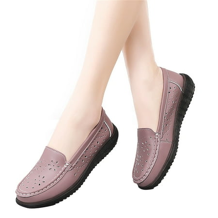 Mepaouo Women s Comfortable Loafers Casual Round Toe Dressy Moccasins Driving Walking Slip on Flat Shoes